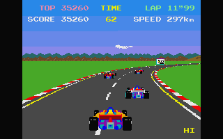 Pole Position atari screenshot